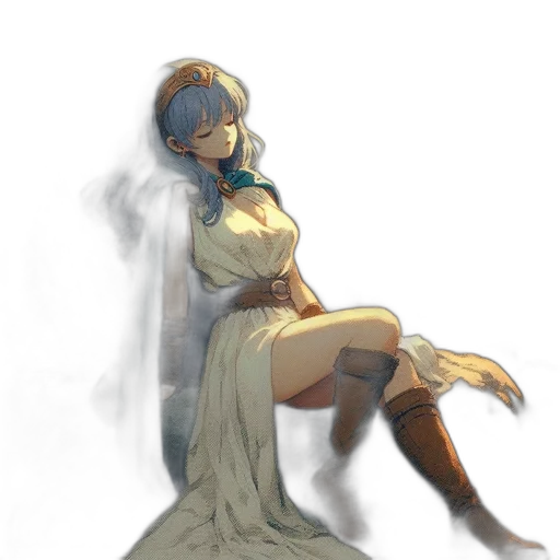 dress, staff, crown, mask transparent PNG cut-out