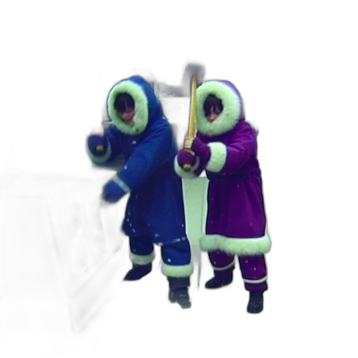 robot, jacket, staff, mask transparent PNG cut-out
