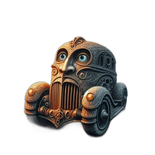 car, robot, jewelry, mask transparent PNG cut-out