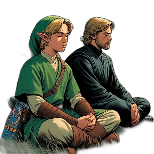 concept art, pixel art, fantasy art, comic book art transparent PNG cut-out