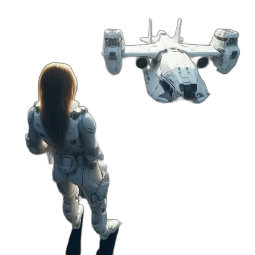 robot, weapon, creature, jacket transparent PNG cut-out