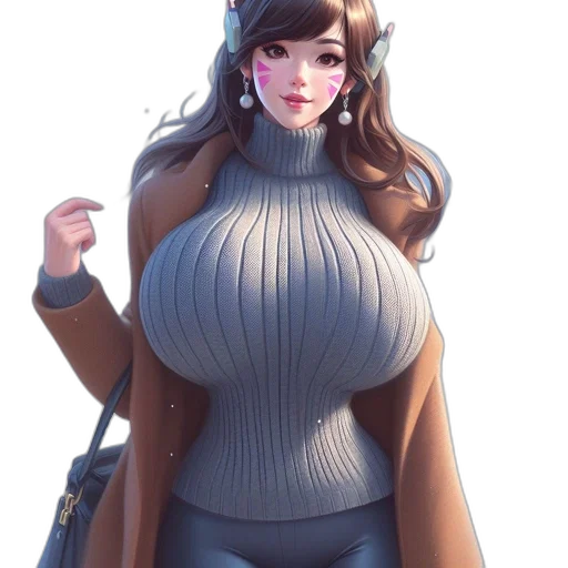 dress, jacket, robot, staff transparent PNG cut-out