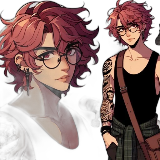 concept art, anime, pixel art, fantasy art transparent PNG cut-out