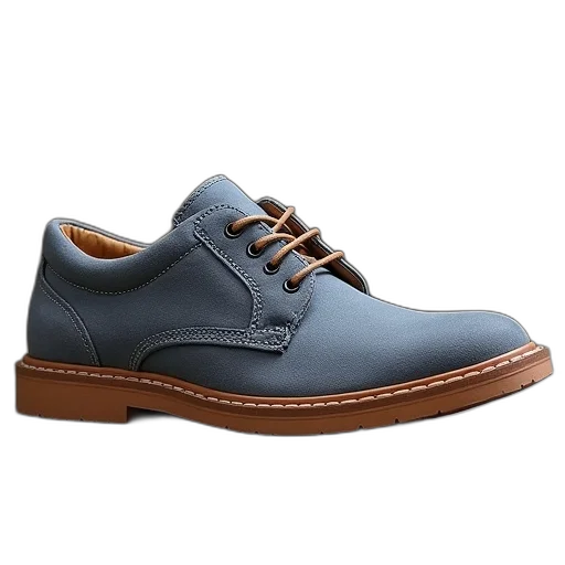 shoes, blue, surom, sued transparent PNG cut-out
