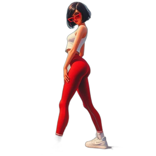 concept art, pixel art, 3d render, comic book art transparent PNG cut-out