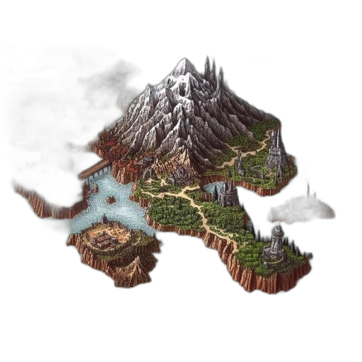 dragon, pixel art, fantasy art, concept art transparent PNG cut-out