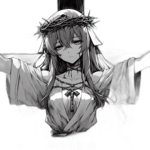 crown, dress, hat, staff transparent PNG cut-out