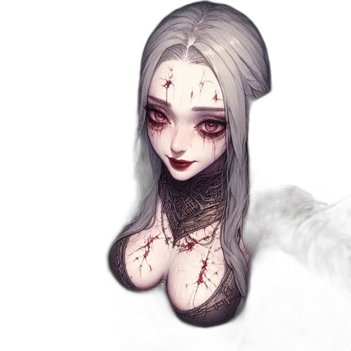 creature, mask, face, dress transparent PNG cut-out