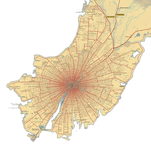 red, city, cape, town transparent PNG cut-out