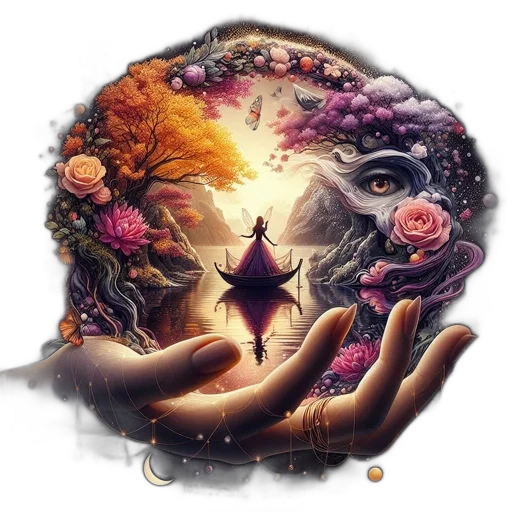 mask, face, flower, crown transparent PNG cut-out