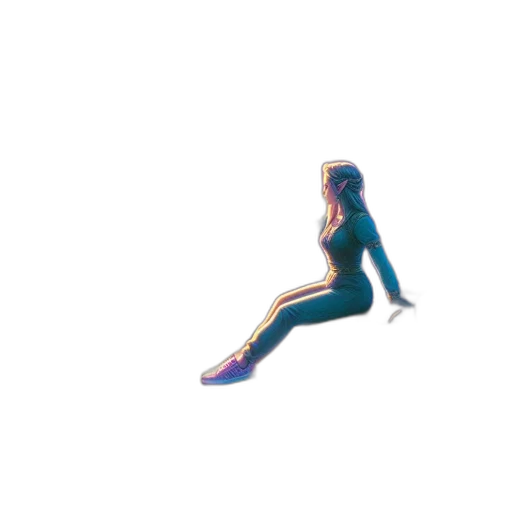 shoes, creature, hair, robot transparent PNG cut-out