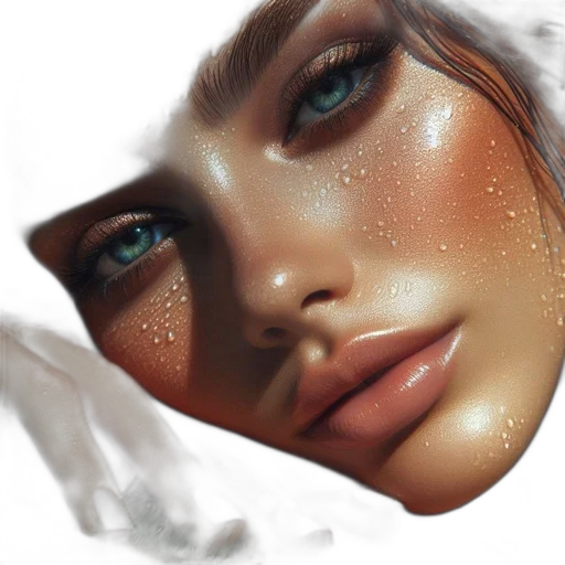 face, mask, photorealistic, fantasy art transparent PNG cut-out