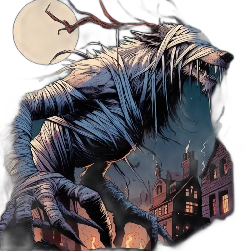 creature, animal, concept art, comic book art transparent PNG cut-out