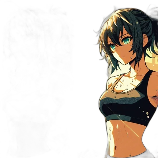 dress, concept art, anime, pixel art transparent PNG cut-out