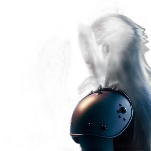 robot, mask, face, hair transparent PNG cut-out