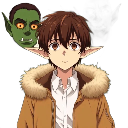 mask, staff, creature, face transparent PNG cut-out
