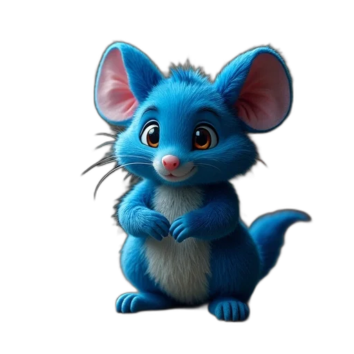 animal, creature, staff, 3d render transparent PNG cut-out
