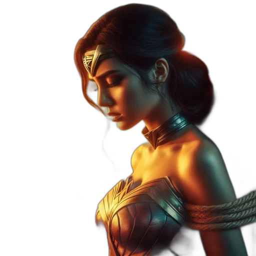comic book art, concept art, fantasy art, photorealistic transparent PNG cut-out