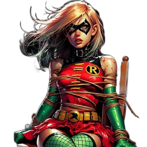 comic book art, concept art, fantasy art, female transparent PNG cut-out