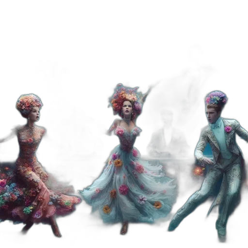 dress, crown, concept art, fantasy art transparent PNG cut-out
