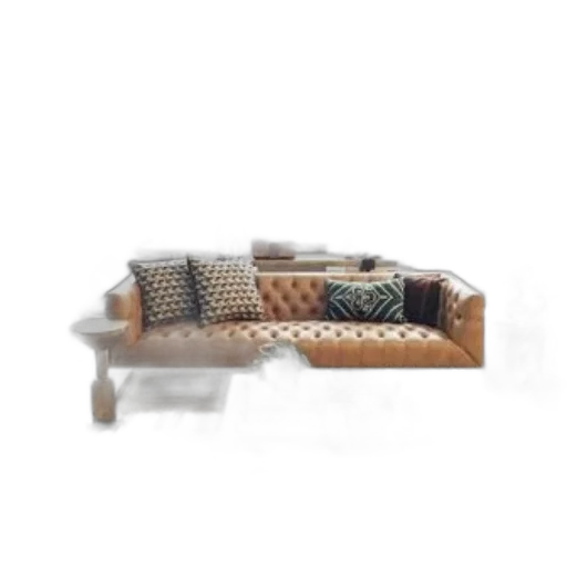 furniture, 3d render, photorealistic, earth tones transparent PNG cut-out