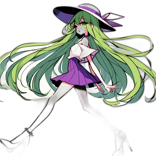staff, dress, hat, pixel art transparent PNG cut-out