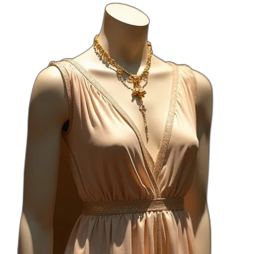 dress, jewelry, crown, 3d render transparent PNG cut-out