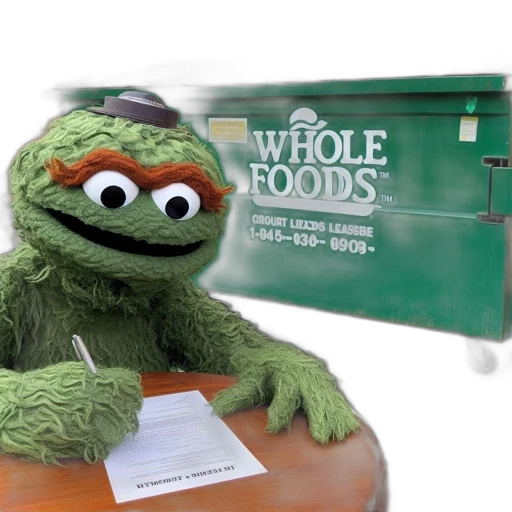 food, oscar, grouch, lookalike transparent PNG cut-out
