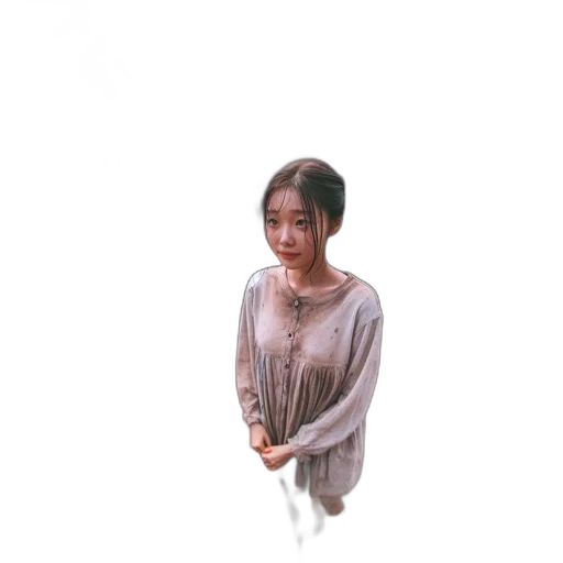 staff, dress, creature, face transparent PNG cut-out