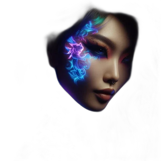 face, mask, jewelry, robot transparent PNG cut-out