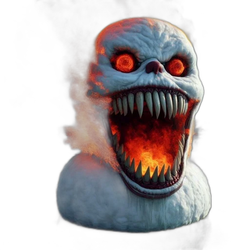 mask, creature, face, concept art transparent PNG cut-out