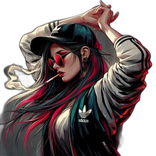 jacket, comic book art, fantasy art, pixel art transparent PNG cut-out