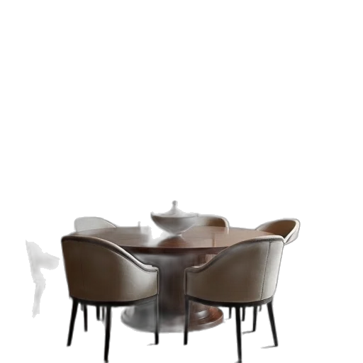 furniture, 3d render, photorealistic, concept art transparent PNG cut-out