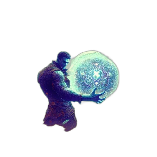 weapon, staff, sword, creature transparent PNG cut-out