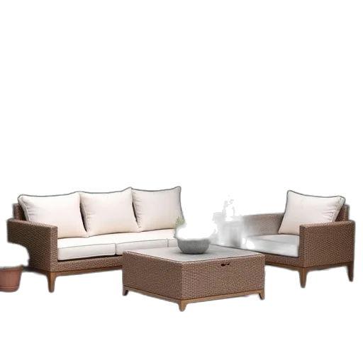 furniture, 3d render, photorealistic, concept art transparent PNG cut-out