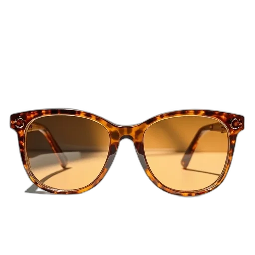 3d render, golden, glasses, metal transparent PNG cut-out