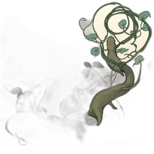 flower, mask, staff, dragon transparent PNG cut-out