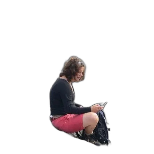 staff, dress, face, shoes transparent PNG cut-out