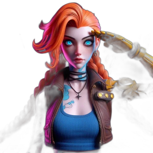 staff, concept art, fantasy art, cyberpunk transparent PNG cut-out