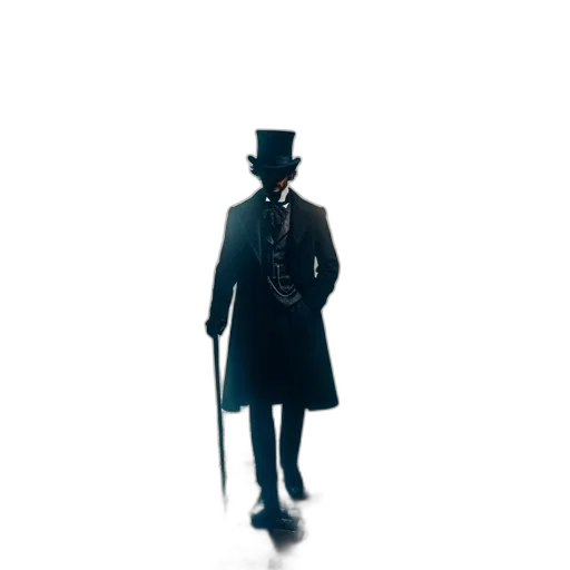 staff, hat, jacket, mask transparent PNG cut-out