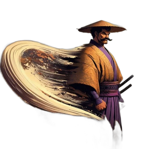 staff, hair, sword, weapon transparent PNG cut-out