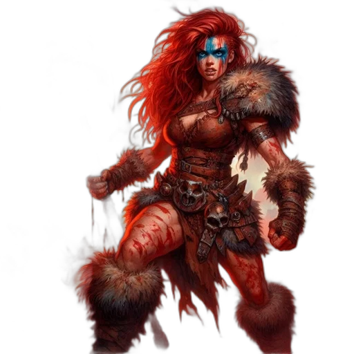 fantasy art, concept art, comic book art, photorealistic transparent PNG cut-out