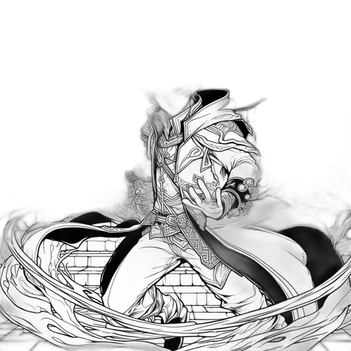 mask, crown, dragon, comic book art transparent PNG cut-out