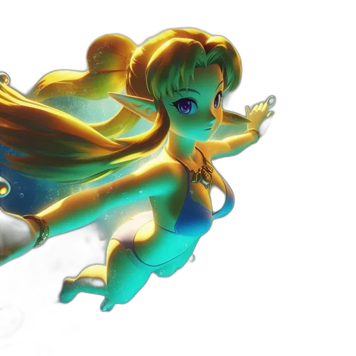 dress, concept art, 3d render, fantasy art transparent PNG cut-out