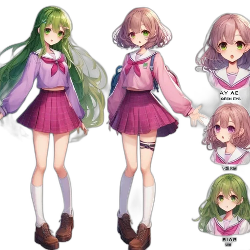 concept art, anime, pixel art, 3d render transparent PNG cut-out