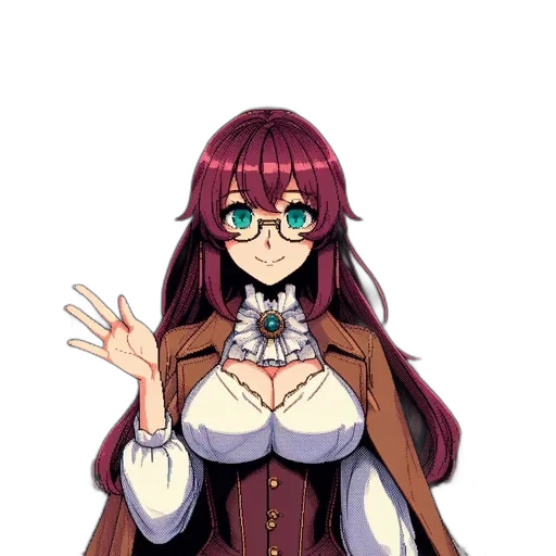 staff, dress, jacket, weapon transparent PNG cut-out