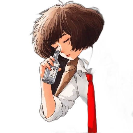 hair, staff, jacket, face transparent PNG cut-out