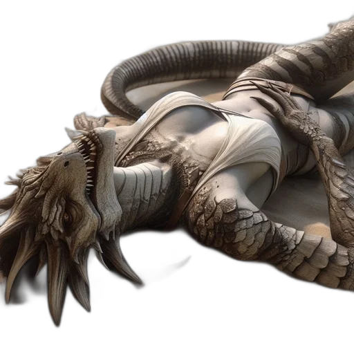 dragon, creature, animal, concept art transparent PNG cut-out