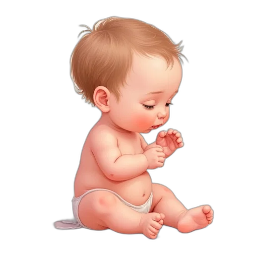 food, photorealistic, oil painting, cartoon transparent PNG cut-out
