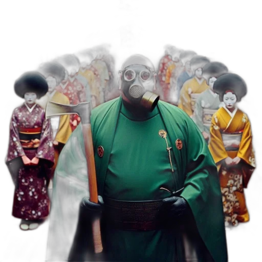mask, staff, concept art, fantasy art transparent PNG cut-out